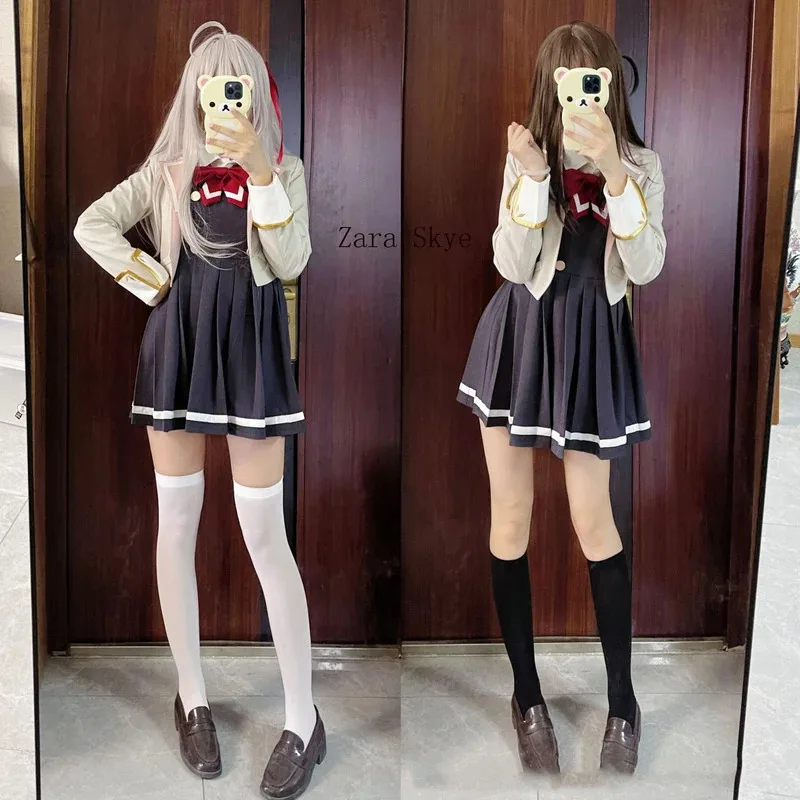 

COSda@Alisa Mikhailovna Kujou Cosplay Costume Roshidere Alya Chisaki Sarashina Ayano Yuki Dress School JK Uniform Halloween cos