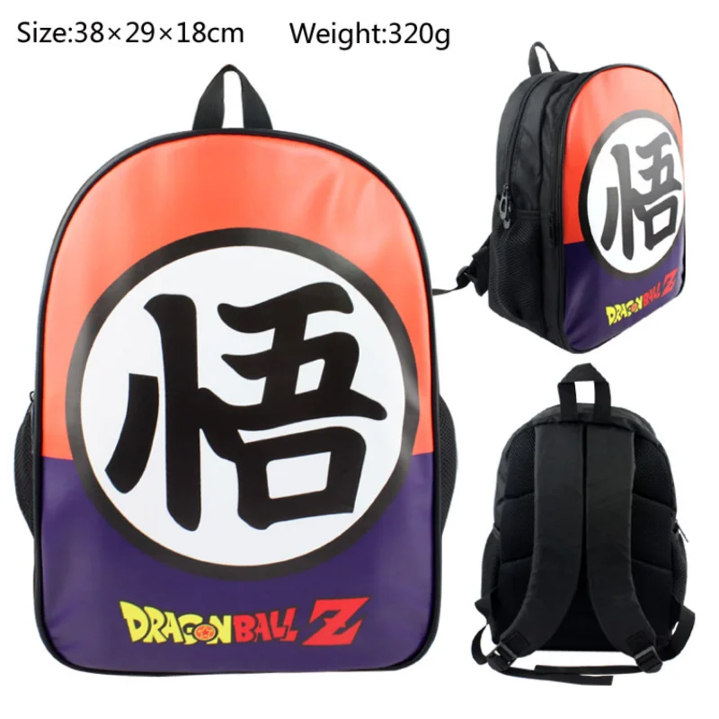 

Dragon Ball Cartoon Backpack Super Saiyan Goku Vegeta School Bags Cartoon Anime Cute Student Backpack Teenagers Birthday Gifts