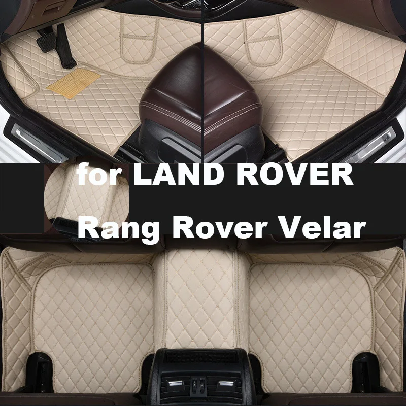 

Autohome Car Floor Mats For LAND ROVER Rang Rover Velar 2017-2019 Year Upgraded Version Foot Coche Accessories Carpetscustomized