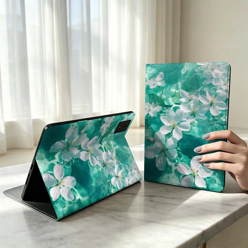 Seawater Flower Soft For Lenovo Xiaoxin Pad Pro Tab P12 P11 11 11.2 11.5 10.6 inch K10 M10 Plus Tablet Case