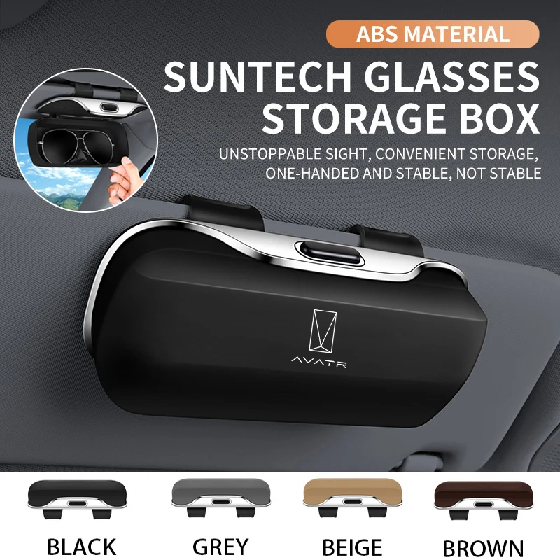 

Car Visor Sunglasses Car Glasses Case Glasses Holder Clip Box For Avatr 07 12 06 11 Parts Sticker Key Card Interior Accessories