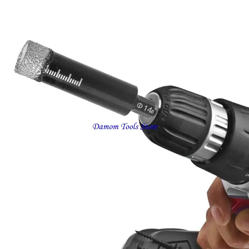 57be Эффективные удары инструмента Diamonds Bused Drilling Bit для точных буровых задач 5-16 мм шестиугольные хвостоты мм