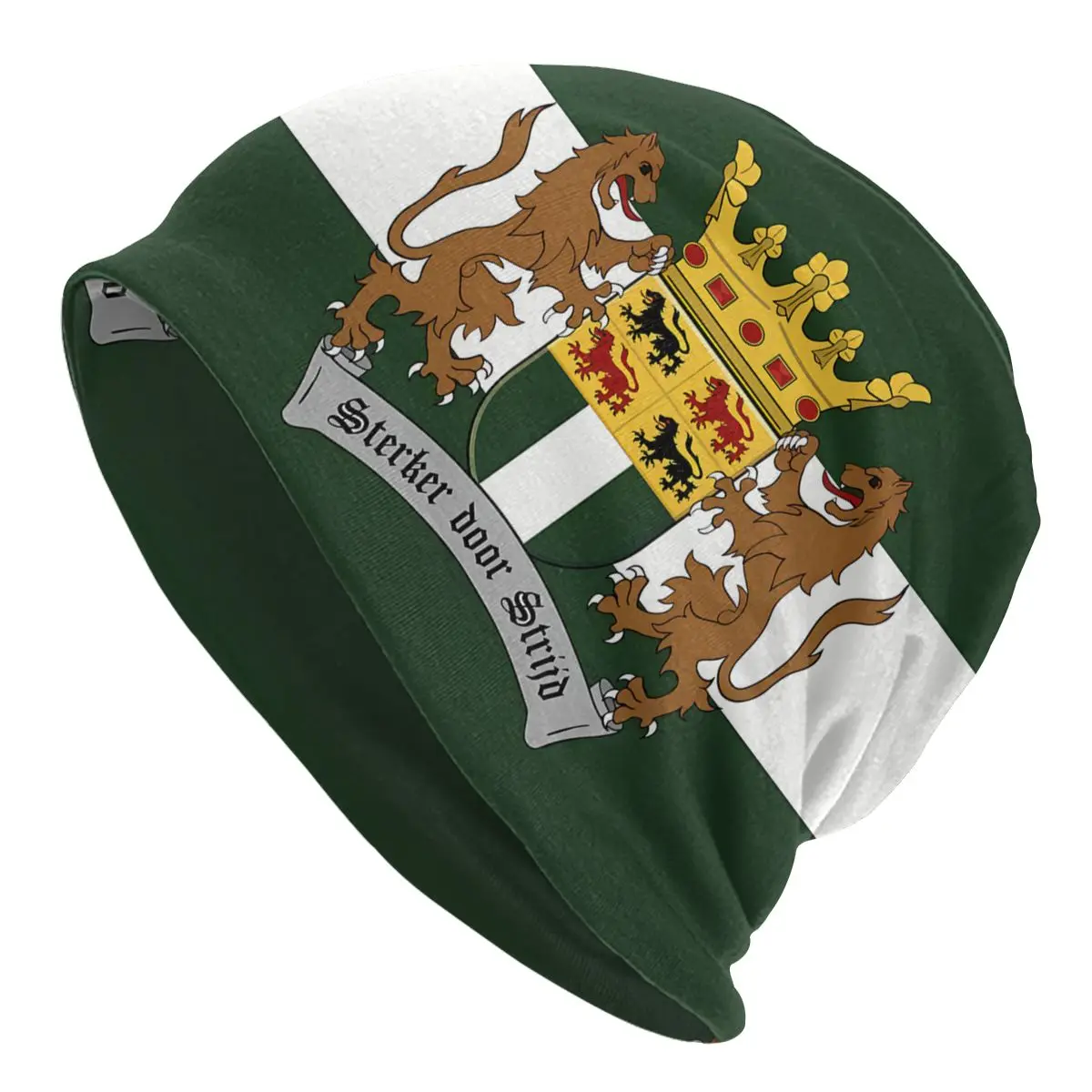 Wapen Van Rotterdam (Rotterdam Coat Of Arms) Unisex Bonnet Thin Hip Hop Double Layer Hats For Men Women