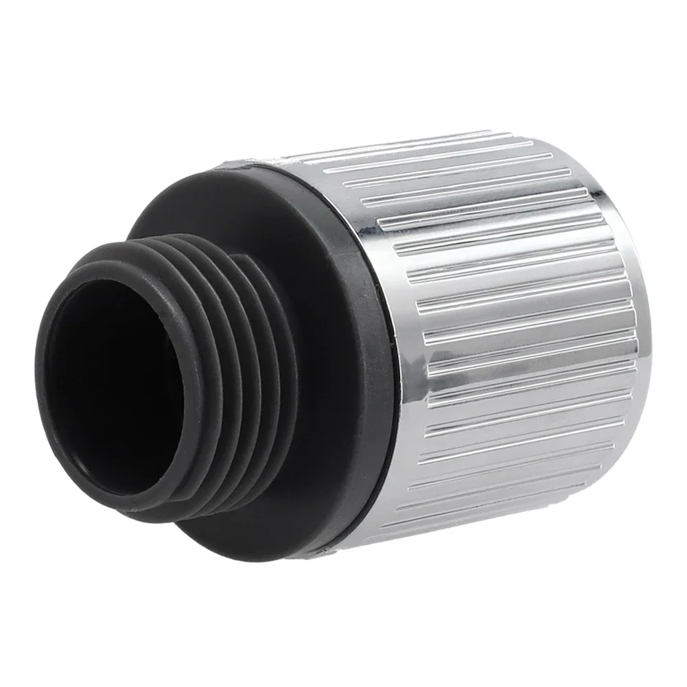 

Bathroom Hotel Water Flow Regulator Round Shower Bath Head G1/2 Polished Chrome Water Flow Control Valve 0.11lb ABS