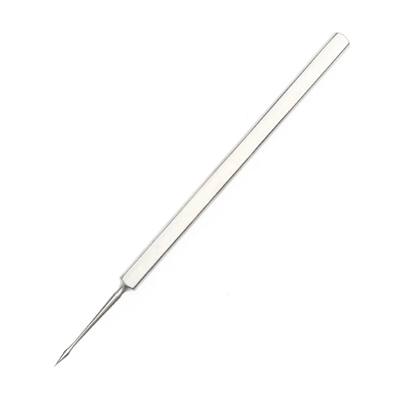 Ophthalmic microscopic foreign body needle stainless steel straight tip curved tip willow leaf iris knife