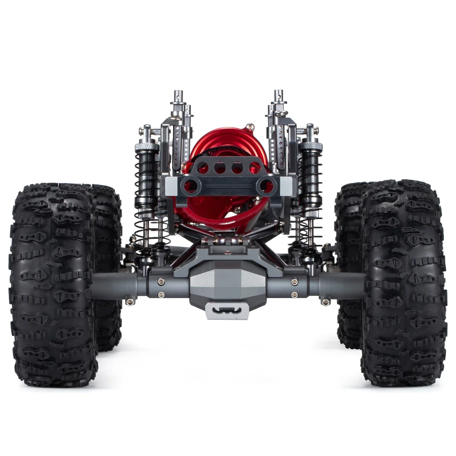 1:10 RC Crawler Frame All Metal Chassis Kit with Portal Axle Carbon Rail 1.9 Wheels for 1/10 RC Crawler SCX10 Off Road Truck