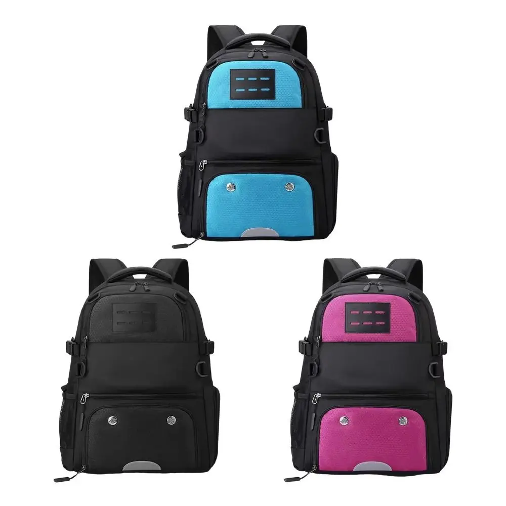 

Large Capacity Sports Basketball Backpack with Shoes Bag Multi Pockets Soccer Bag Detachable Net Waterproof