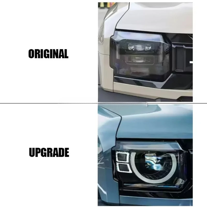 New Design Upgrade LED Lights Lamp Headlight Defender Style Front Headlights For 2025 2026 Jetour T2 Accessories