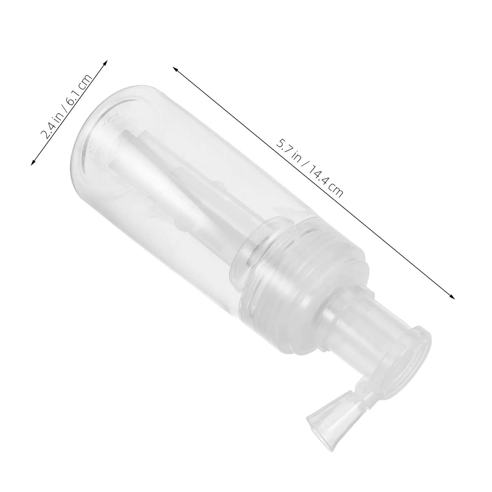 투명 플라스틱 파우더 어플리케이터 병 리필 가능한 스프레이 용기 드라이 샴푸 루즈 파우더 헤어 파이버 스킨 케어 미스트 도구