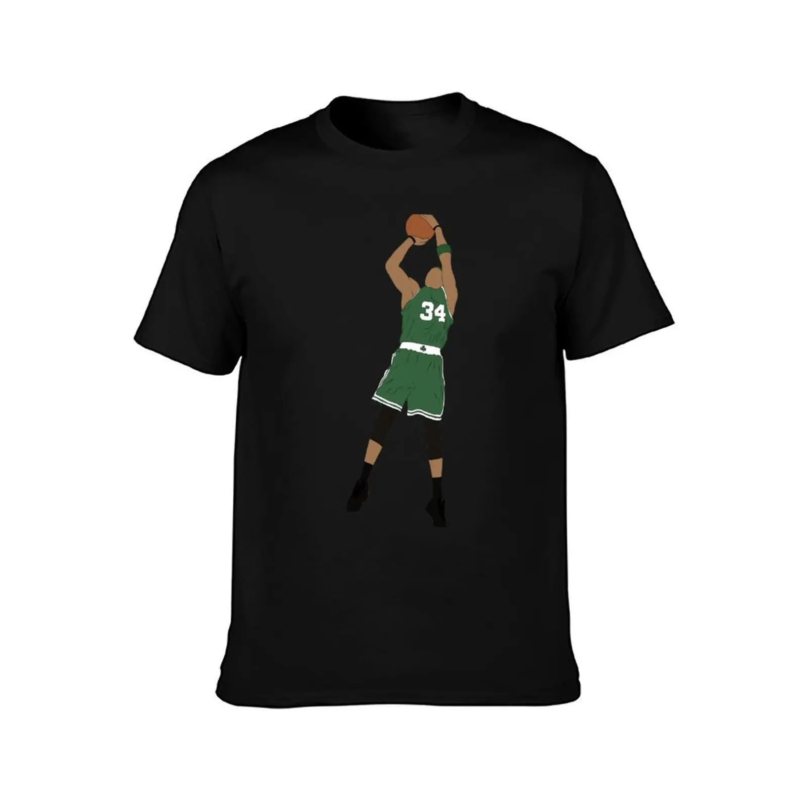 Paul Pierce Jumpshot T-Shirt Functional Casual Short Sleeve Tee
