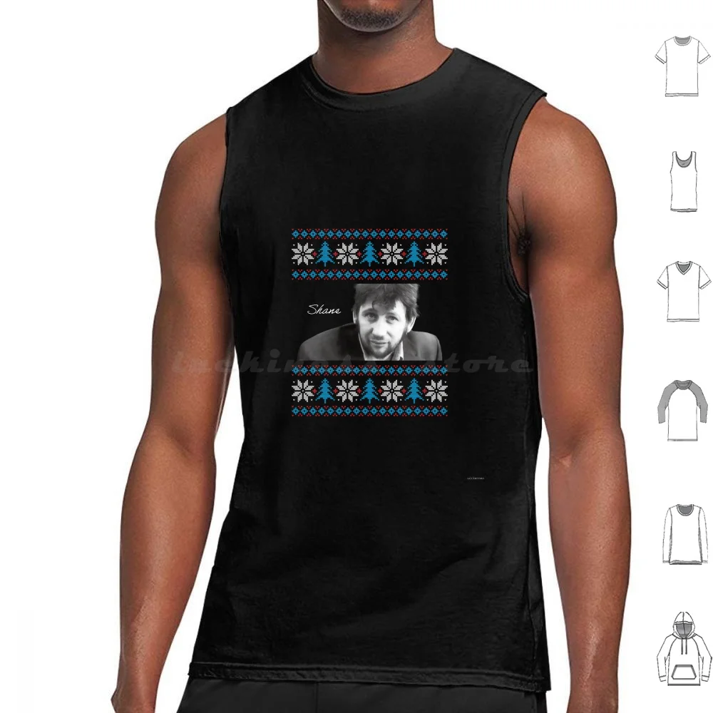 Shane Mcgowan Cuento de hadas de Nueva York Navidad Camisetas sin mangas Chaleco sin mangas Shane Mcgowan Shane Cuento de hadas Cuento de hadas de nuevo