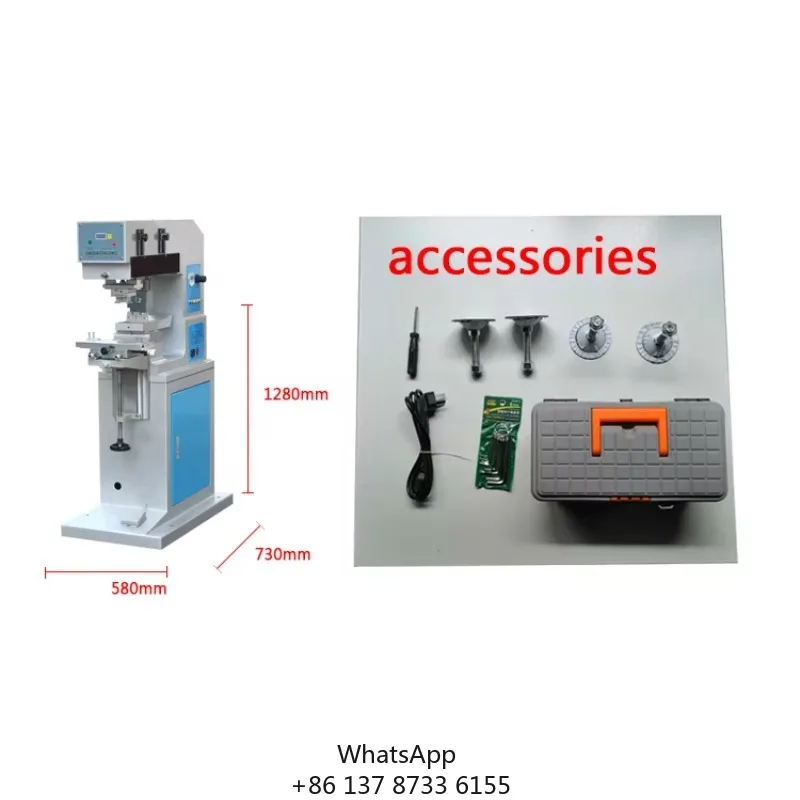 Easy To Operate Pad Printer Construction Site Hard Hat Printing Machine