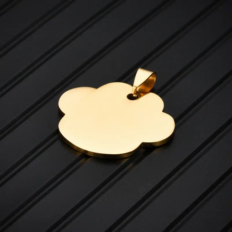 

20 шт., пустая голова домашнего животного из нержавеющей стали, персонализированная модная брендовая подвеска с гравировкой для домашних животных