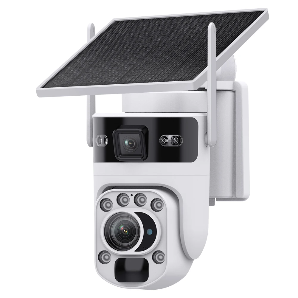 10MP Solar PTZ Camera 99X Zoom 360° Wireless Outdoor Security IP Camera Human Tracking