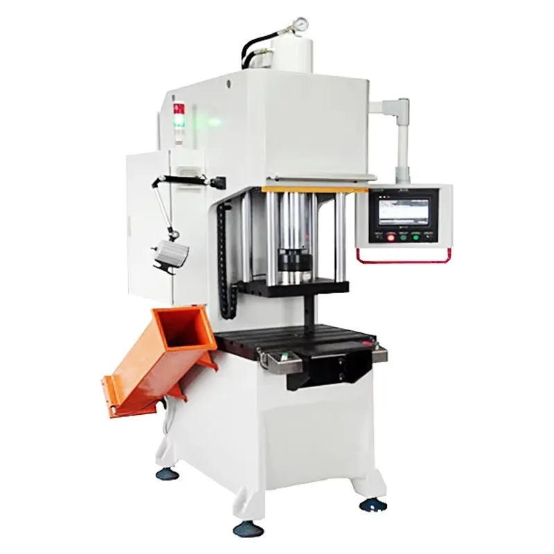 Precision Digital Electronics C Type Single Arm Servo CNC Hydraulic Deep Drawing Hydraulic Presses Machine for Stainless Steel
