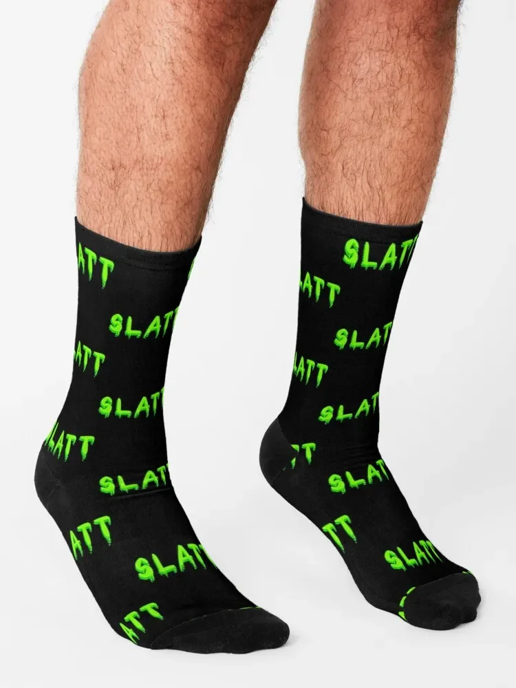 SLATT-V2 Socks para homens e mulheres, meias masculinas, meias do assoalho do tênis