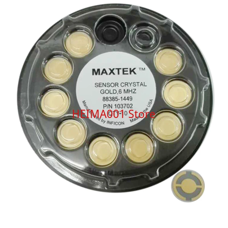 Vacuum Coated Crystal Oscillator MAXTEK Gold-plated 6MHz Sensor Film Thickness Monitoring Crystal Oscillator