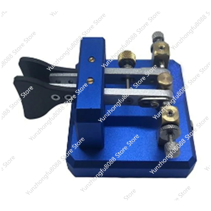 

Automatic Dual-Paddle Telegraph Key CW Key for Ham Radio Users for Amateur HAM RADIO CW Paddle Key Amateur Durable Blue