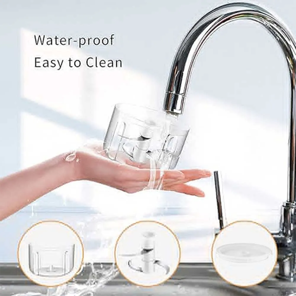 Electric Mini Garlic Machine with Safety Function, Vegetable Chopper, Portable Small Food, 100ml USB