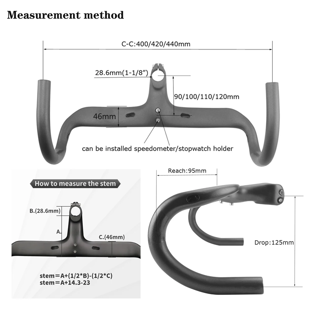 RXL SL Carbon Bicycle Handlebar 1-1/8