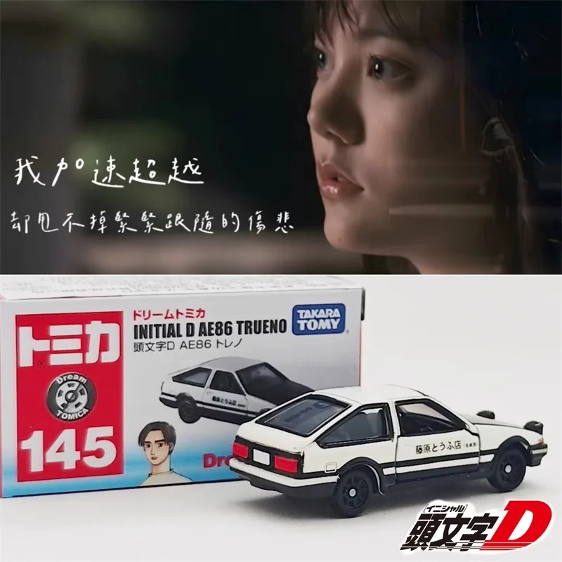 

Takara Tomy Dream Tomica 145 Initial D Toyota AE86 Trueno Diecast Sports Car Model Car Toy Gift for Boys and Girls Teenagers