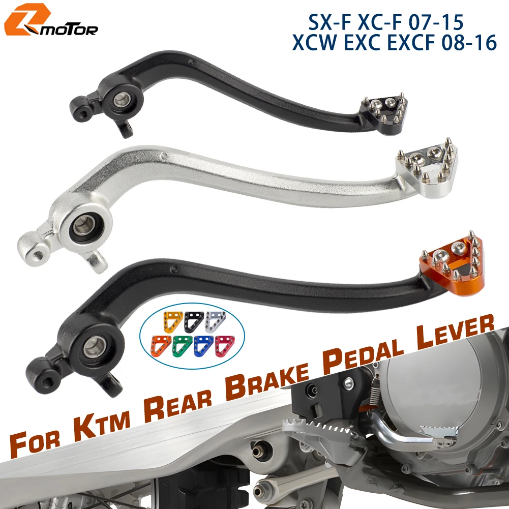 Levier de frein à pied de moto, pour KTM SX 250 07-16 SX XCF SX-F 250 350 450 07-15 XC XCW EXC EXCF 6D 125-530 08-16 SMR450 08-14