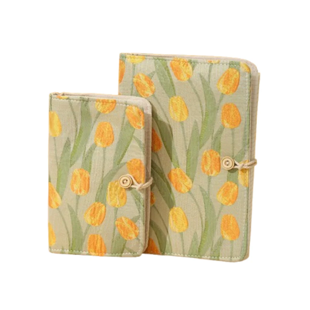 

Gift A5/A6 Loose-leaf Book Cover Embroidered INS Mini Budget Binder Cover Creative DIY Notebook Cover Photo Album Decor