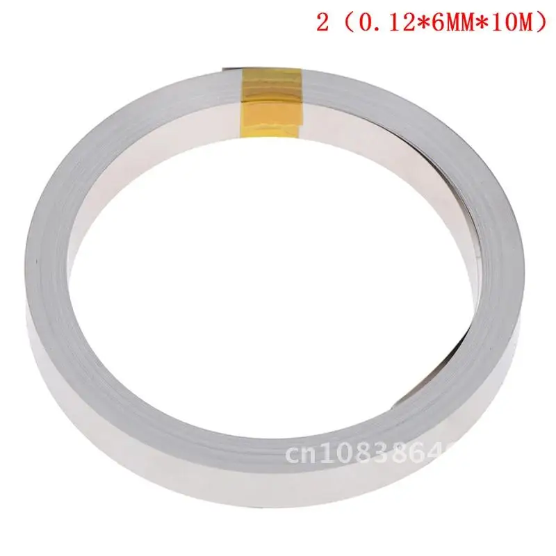 

10M 6mmx0.12mm Ni Plate Nickel Strip Tape For Li 18650 26650 Battery Spot Welding new