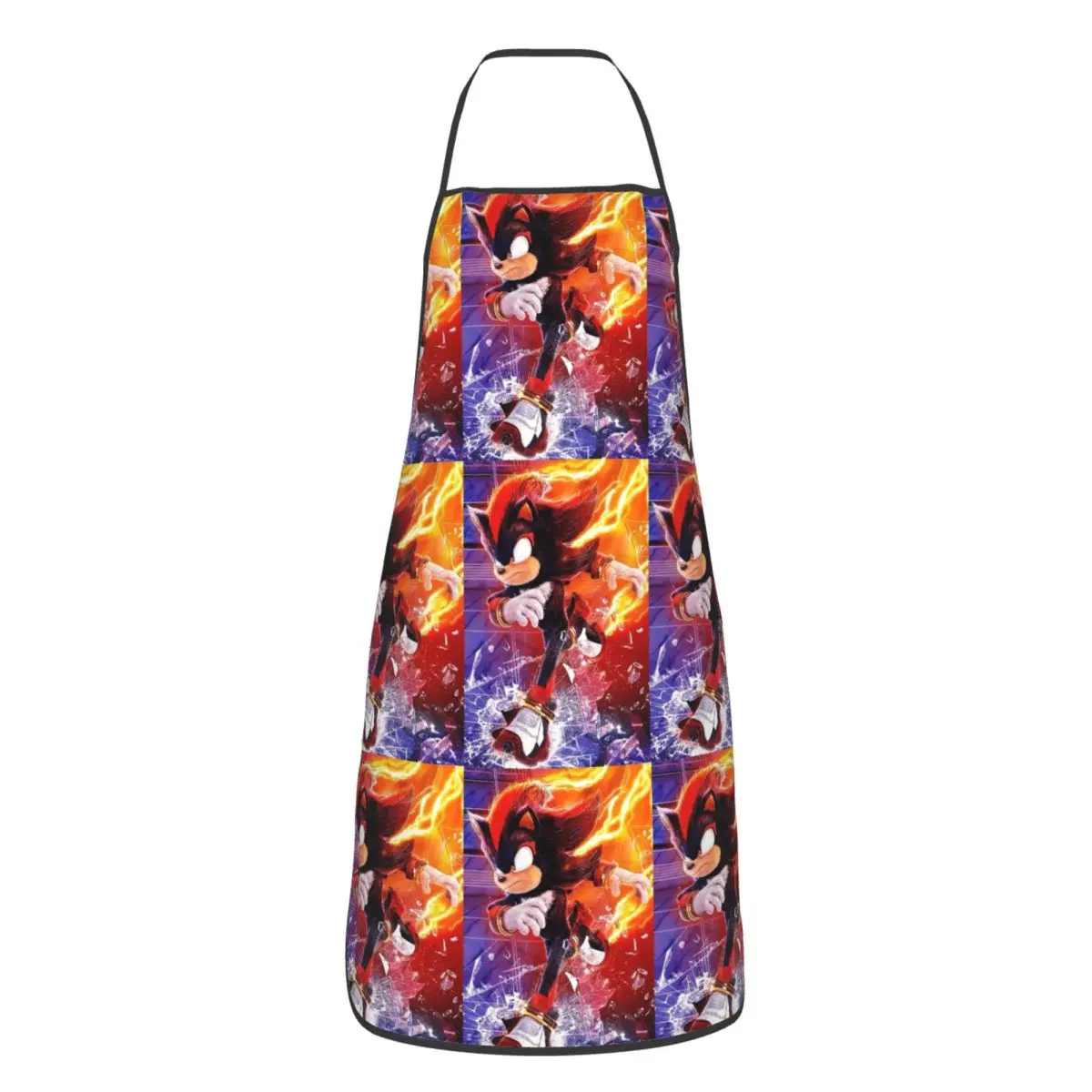 Shadow The Hedgehog Aprons Chef Cooking Tablier Waterproof Bib Kitchen Cleaning Pinafore for Women Men Gardening
