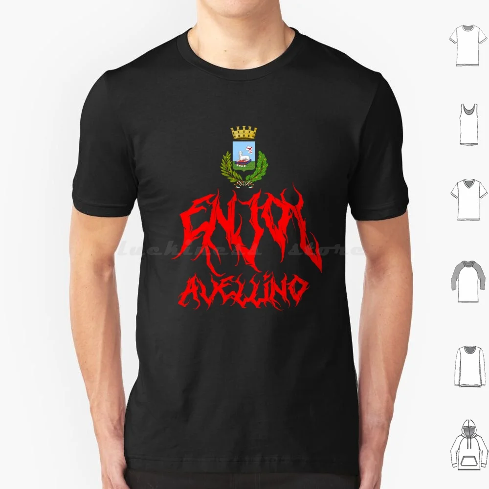 Camiseta Enjoy Avellino 6xl, camiseta fresca de algodón, Avellino Enjoy Gianluca Festa Italia Meme Salerno Merda Avellino Calcio Lupo, recuerdo