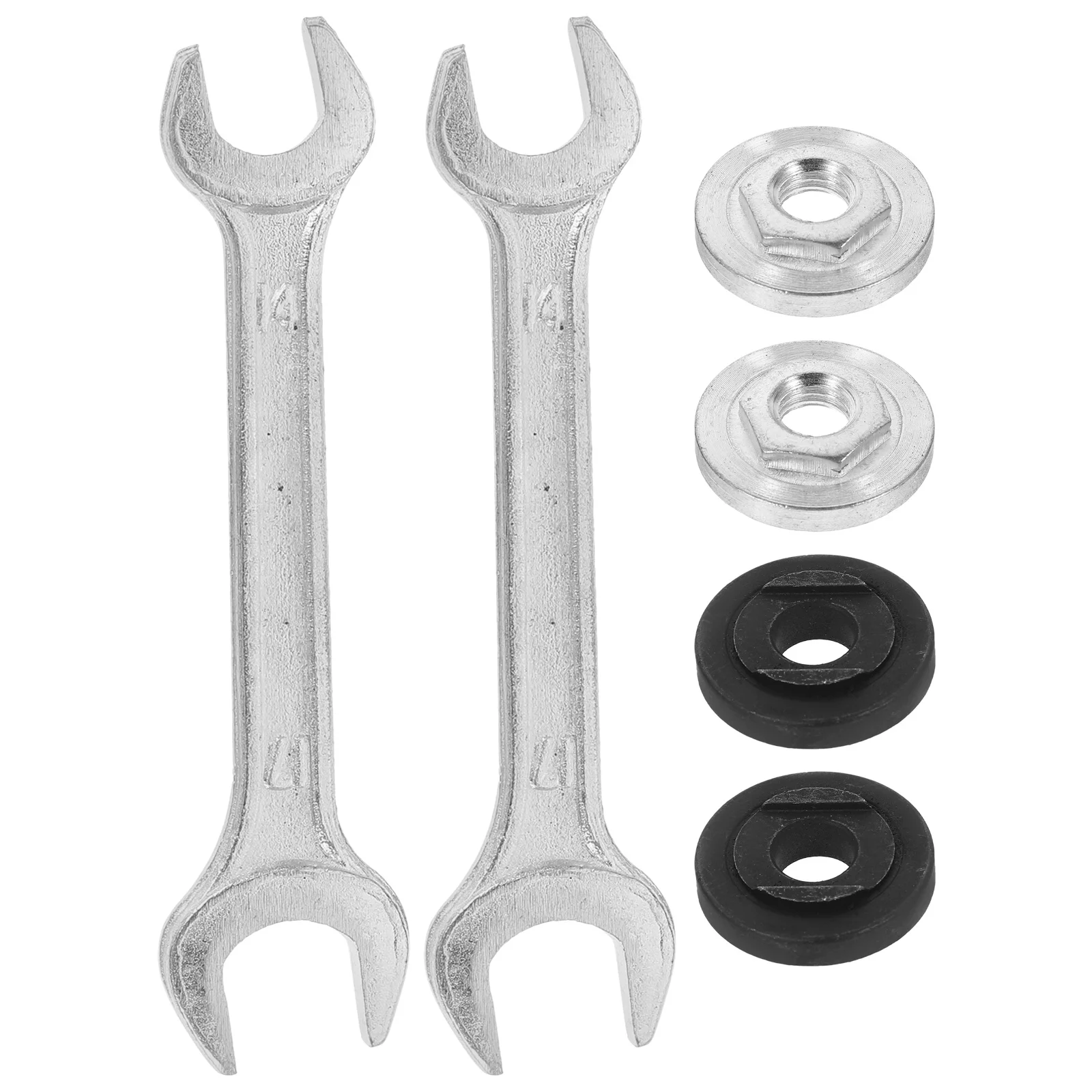 

2 set Angle Inner Outer Hex Nut Kit Sturdy Grinding Blades Fixing Tool Spanner For Angle Grinder Accessories Replacement Parts
