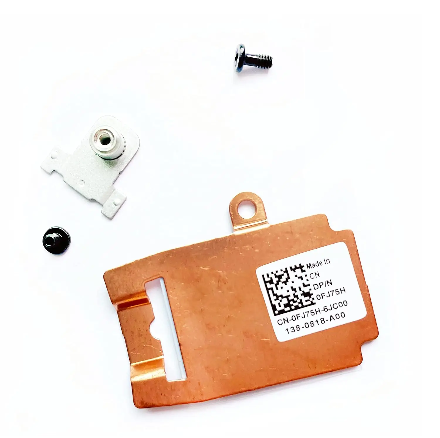 M.2 2230SSD Heatsink Thermal Shield 0FJ75H w/Support Bracket Replacement for Dell Alienware M15 R5  Edition M15 R6 Gaming Laptop