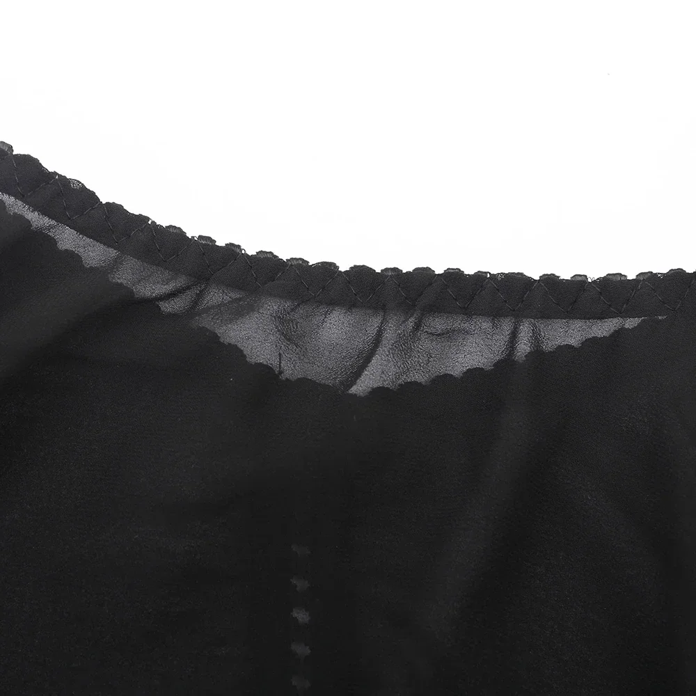 Vestido de mujer Sexy largo Maxi vestido de malla para discoteca con capa Wetlook vinilo cuero Clubwear fiesta noche Club vestidos