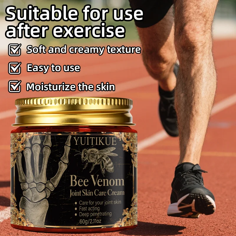 Crema para el cuidado de la piel de las articulaciones con veneno de abeja, penetración profunda de acción rápida, apta para todo tipo de piel 5