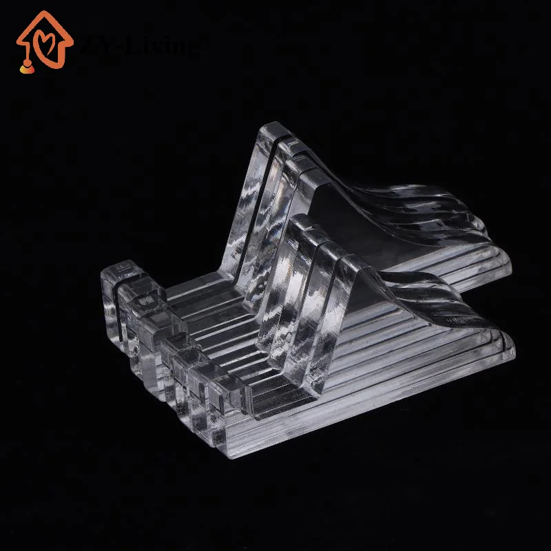 

2 комплекта прозрачных акриловых подставок для фоторамок, подставок для витрин, настольных украшений для медалей и сертификатов, фоторамок