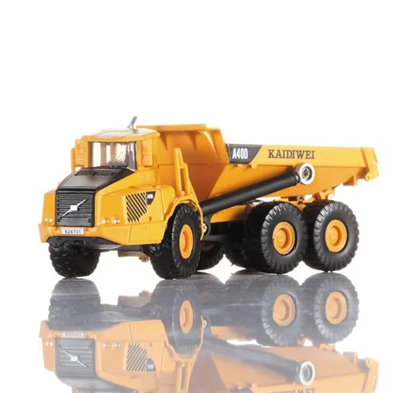 Engineering Transporter Articulated Truck Simulation Exquisite Diecasts & Toy Vehicles Dumper A40D Model 1:87 Alloy Car Model