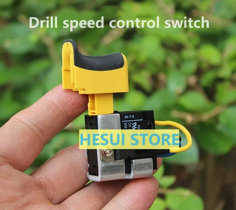 9.6-20V lithium charging drill hand  switch DC brush motor speed control 12A
