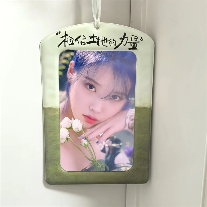 Photo Display Frame Card Cover Korean Idol Photocard Holder PVC Colorful Album Display Giant A4 Card Cover