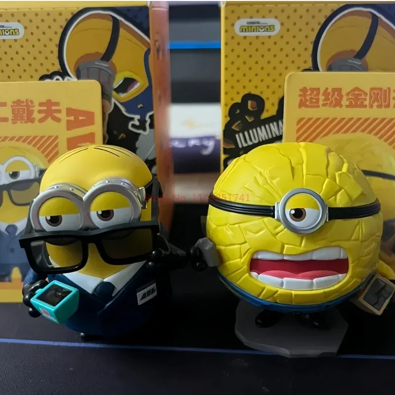 Miniso Despicables Me 4 Anime Figures Minion Action Figure Doll Kawaii Tom Ron Gus Pvc Ornament Birthday Gift For Kids Toys