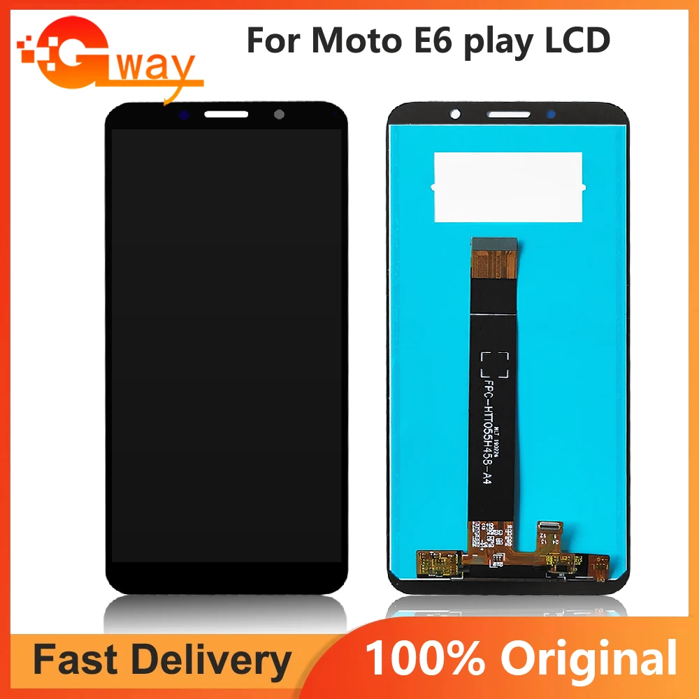 100% Test LCD For Motorola Moto E6 Play Screen XT2029 XT2029-1 LCD Display Touch Screen Digitizer Assembly