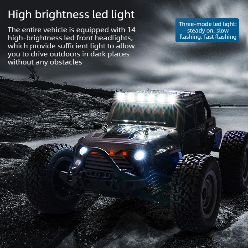 Cool Stuff Toy Car Funny Gift-1:16 Scale High-speed 4WD Rc Truck,Remote Control Car,Off-road Rc Cars,Monster Truck,Toys for Kids