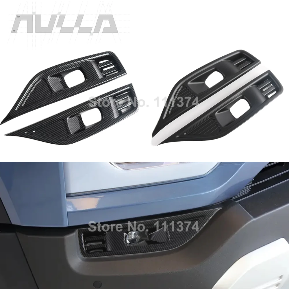

Carbon Look for BYD Shark 6 2025 Car Front Bumper Fog Light Cover Trim Decoration Exterior Accessories
