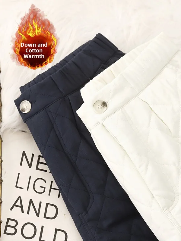 

Winter New plus Size Women's Casual Harlan Cotton down Pants Outerwear Faionable Warm Wide Leg Autumn Winter Cotton Polyest...