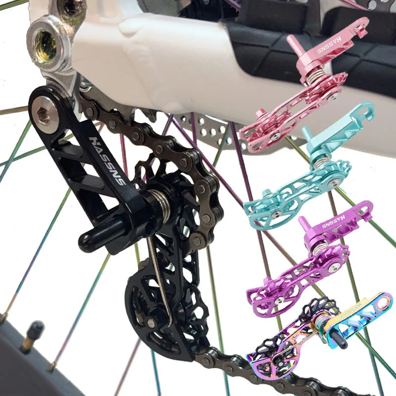 

Dirt Jump Bike Chain Protection Dual-wheel System, Dirt Slope Folding Bike, Single-speed Aluminum Alloy CNC Modified Part