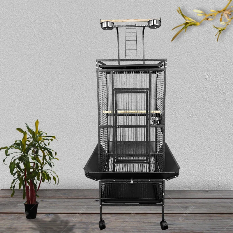 

Parrot cage manufacturer cross-border luxury entertainment interactive desk open bird cage storage rack bird villa bird cage 202