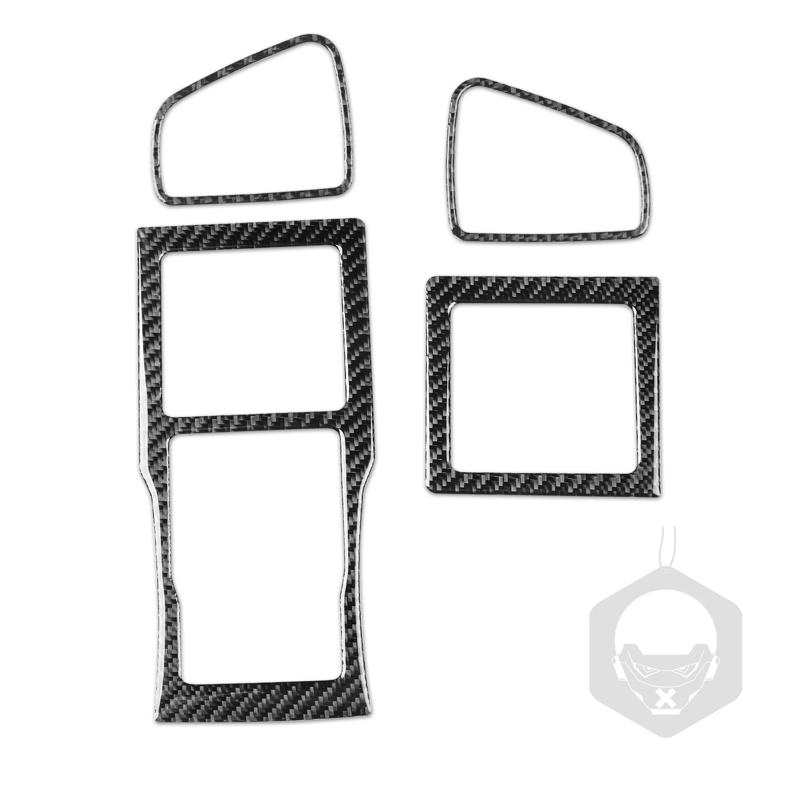 Soft Carbon Fiber Interior Accessories Sticker Car Dashboard Both Sides Vent Panel Frame Decoration For OPEL ASTRA G 1998-2003