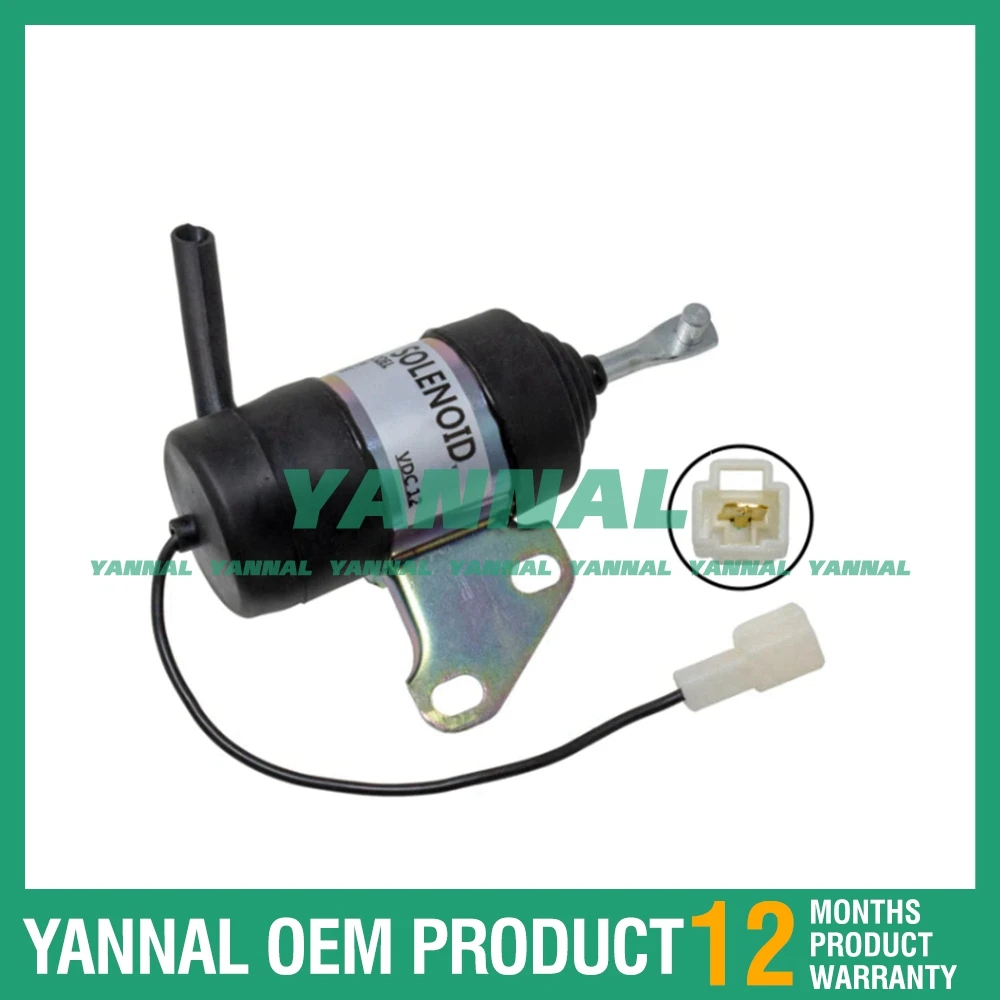 Quick delivery Solenoid for Kubota 16851-60014,16851-60011 D722, Z482, D902, 12 Volt