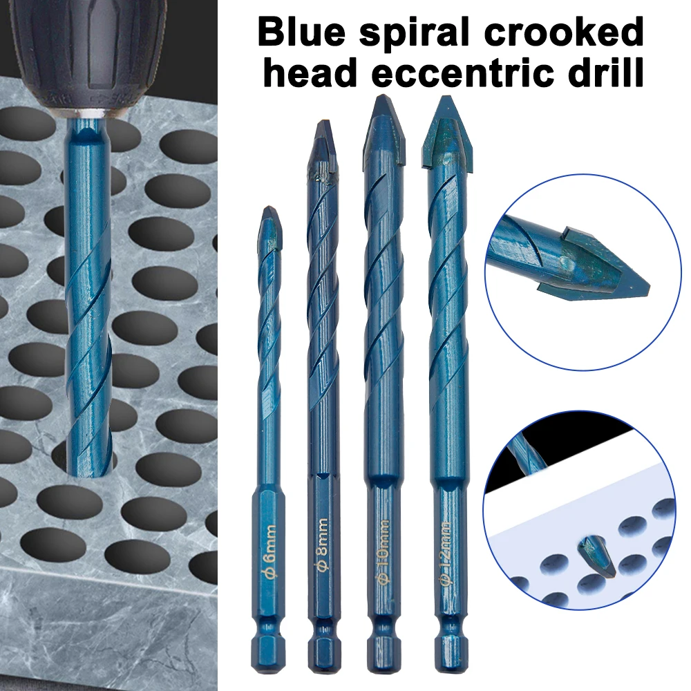 Blue Hexagonal Tilt…