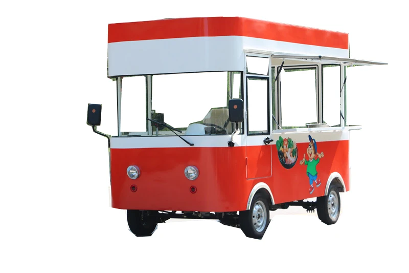 Горячая продажа мобильная электрическая тележка для еды грузовик для закусок тележка для мороженого с бесплатной доставкой