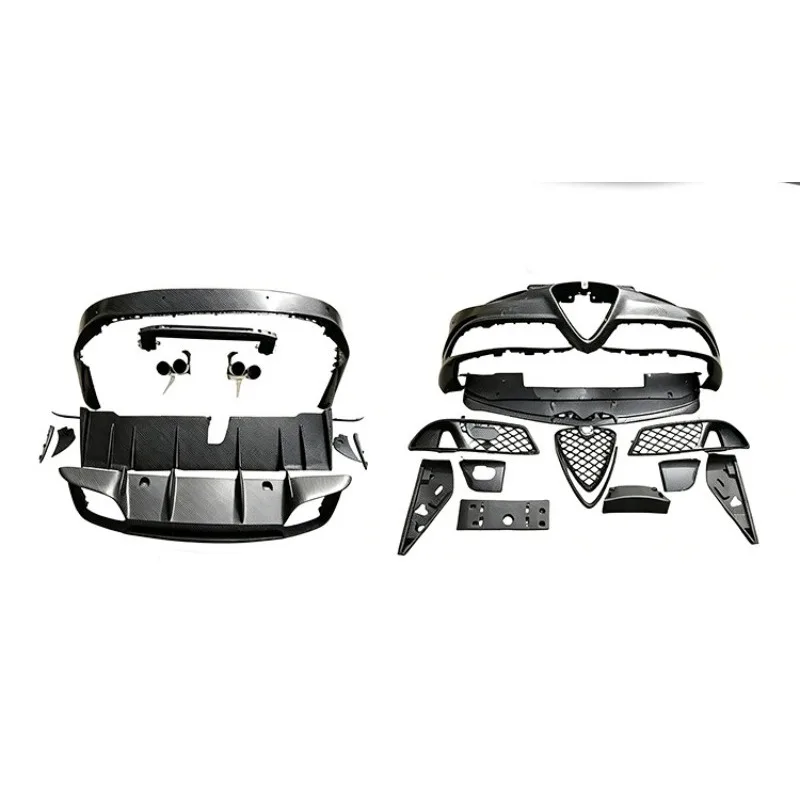 Front Rear Surround Kit Tail Exhaust Body Wheel Carbon Fiber Pattern Modification